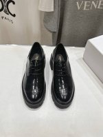 高版本出厂 Celine*赛琳2024Ss新款玛丽珍乐福鞋系带厚底小皮鞋 网红爆款来袭！各大网红抢先体验、Celine网红ins种草神器、非常复古风、气场十足单