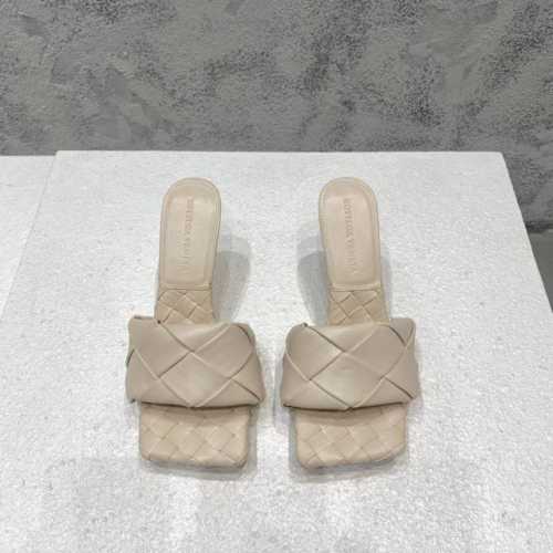 工厂P价P 顶级高版本 代购品质 原版开发Bottega Venetass火爆经典款夏季大编织高跟方凉拖鞋。Bv女士经典款Lido抢手大编织高跟凉鞋爆款，Ins