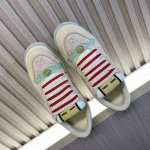 实价 Gucci最新款胖嘟嘟厚底脏脏鞋~~情侣款休闲鞋，6Cm增高鞋~~鞋面擦色牛皮拼接经典双g布面料，毛巾布里细腻吸汗透气，垫脚乳胶注塑一体，私模6Cm厚tp