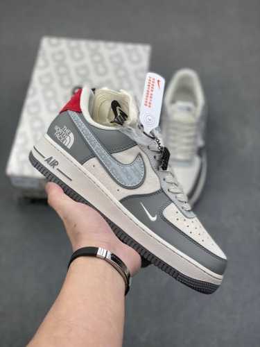 海外限量发售！公司级 air force 1 07 low “联名--g米灰” 低帮 运动鞋 休闲鞋 折边针车 工艺难度大 原楦头原纸板 原装鞋盒 定制五金配件