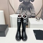 独家顶级版本 C*Hanel香*奈儿24Vs夏季网红明星爆款雨靴系列 彩色爆款一体雨筒靴 入手一款本季颜值爆表雨靴，国内专柜个位数限量，不是vic完全是拿不到的