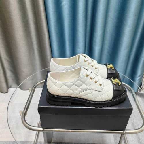 chanel 小香25K新品单鞋 原版1:1复刻 经典中的经典 无论搭配裤装还是裙装都是完美 小圆头的设计很好的修饰脚型 小仙女们必备！ 鞋面采用进口小牛皮 内