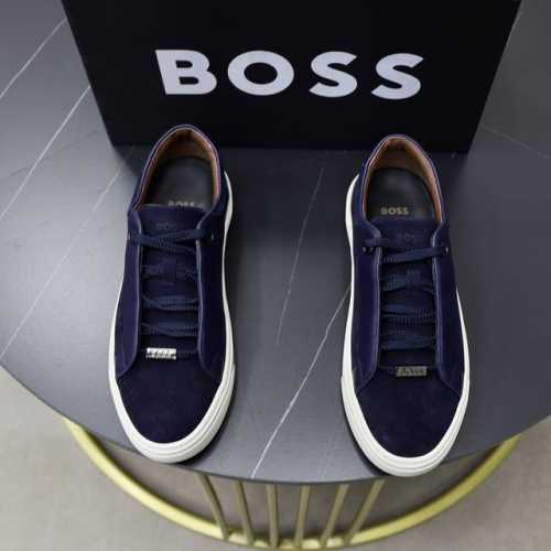 实价 顶级原单BOSS 最新上市、进口原版牛皮面、高级原版图案。高端1:1开模定制，原版大底，更轻便，防滑。时尚主打潮流，百搭爆款。散发时尚休闲气息，时尚就在脚