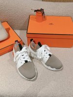 工厂价 爱马仕 Hermes 2024春夏经典情侣款 Flex 休闲系带运动鞋 H家编织bolduc细节厚底拼色一脚蹬毛线袜子跑鞋 材质：进口环保梭织羊毛面料