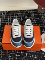 代购级女440 男355 爱马仕Hermes 25Ss 春夏新款情侣运动休闲鞋系列…… 经典运动风格+英伦拼色设计，经典耐看！原版倒模楦型，极致1:1形体 进口