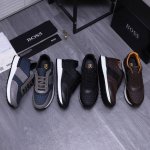 商品商标： Ｂｏｓｓ 休闲鞋正码码数: 38-44商品材料：精选压紋牛皮拼接鞋面 牛皮内里 橡胶大底