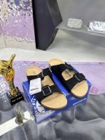 工厂价： Birkenstock London 勃肯 升级全软木颗粒脚床 轻松拿捏松弛感的秘籍 勃肯鞋舒适自在四季可穿风格百搭高级中性风“丑萌丑萌”博肯全鞋 皮