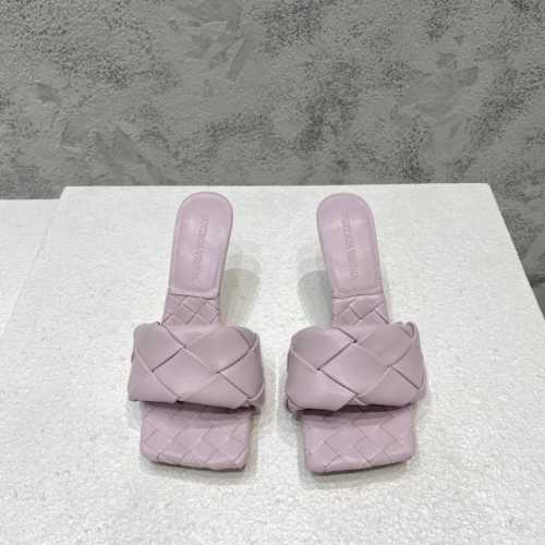 工厂P价P 顶级高版本 代购品质 原版开发Bottega Venetass火爆经典款夏季大编织高跟方凉拖鞋。Bv女士经典款Lido抢手大编织高跟凉鞋爆款，Ins