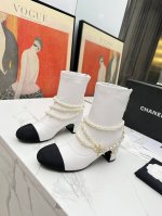 Chanel 香奶奶 顶级专柜 官网同步 秋冬新款 香奈儿经典珠 小红书推荐 热搜新款 明星同款 原版开模 代购版本 进口小羊皮 内里羊皮 跟高5.5Cm 橡胶