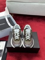 Chanel 25C新款银角大王运动休闲鞋百搭小白鞋 款式搭配不会出错撞色搭配活力满满啊 侧面压印logo 上脚很秀气 鞋面原版定制材料 原版大底Size:35