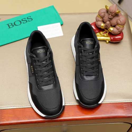 工厂价 Boss 同步新款 知名品牌新款隆重上市 以奢华高端设计出货 鞋面采用牛皮羊皮垫脚 皮质柔软上，脚绝对舒适鞋底全手工打造 时尚 高端品质 码数：38 4