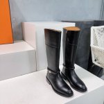 高品质出厂长靴牛反绒 ！皮面 ！顶级品质 Hermes爱马仕24Ss秋冬 H家新款kelly扣短靴长靴骑士靴军靴系列！ 原版1:1顶级复刻！炒鸡好看 帅气的一款