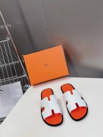 Hermes爱马仕经典情侣款h拖 男士夏天必备高定版本经典常青树系列单品面料 ：原版定制进口牛皮里料 ：进口牛皮里包中底料 ：进口牛皮所有中底料 ：真皮皮浆+意