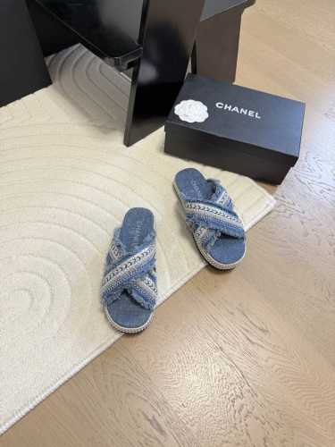 Chanel 25C春夏拖鞋全系列全系列首发 专柜有的我都有高版本高品质鞋面牛皮 原版面料 内里羊皮 原版大底Size:35-39 其他码数定