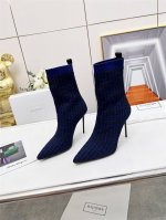 出厂价 Balmain 巴尔曼 Fw 秋冬新款针织靴！ 海外订购原版，1:1完美复刻！ 鞋面：原版定制飞织鞋面 内里..垫脚：牛皮里 跟高：9.5Cm Size