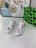 D&G 最新时尚休闲运动鞋结合手绘涂鸦工艺引领潮流前线男女同款女码：35-40、男码：38-46