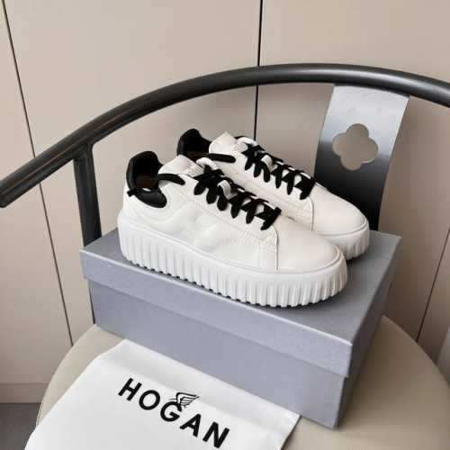 批发价 女鞋 女装 HOGAN 霍根 批发价 P20批发价 P25专柜 新款限定官网上新 全球首发 Hogan 霍根 批发价 P24SS拼色板鞋 熊猫鞋 休闲鞋