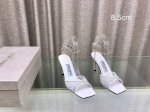 Jimmy Choo 2024最新款网纱烫钻方头高跟凉鞋 鞋面采用网纱烫钻，羊皮内里垫脚，意大利真皮大底 跟高：8.5Cm 10Cm 码数：35～39 34、4