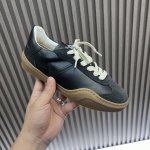 Acne Studios 市面最高版欢迎对比，德训鞋；运动鞋 德训运动鞋风格，简约素面系列，绑带低帮设计，烫印星星图案点缀，后帮高频波钢印logo徽标 原版进口
