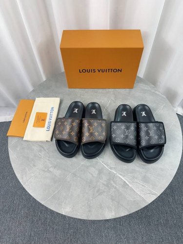 LV 路易威登 223 2024春夏新款 顶级版本原版一致专柜主打最新款 草编拖鞋 硬货上新代购级别！高级感十足！国内外博主刷爆的一款，复古又时髦 上脚美炸了！