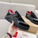 王俊凯 杨幂 许凯 张婧仪 丁程鑫 陈牧驰 王子异 同款christian Louboutin路铂廷 新品 钻面 Astroloubi 男女同款厚底运动鞋红底鞋