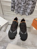 出厂 Hermes爱马仕新款春夏经典情侣款 Flex 休闲系带运动鞋 H家编织bolduc细节厚底拼色一脚蹬毛线袜子跑鞋 材质：进口环保梭织羊毛面料 进口羊猄皮