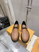 LV 秋冬新款厚底乐福鞋鞋面：进口牛皮内里：进口牛皮大底：原版开模发泡橡胶大底 SIZE：女35-39 男40-44 40 45定做不退换