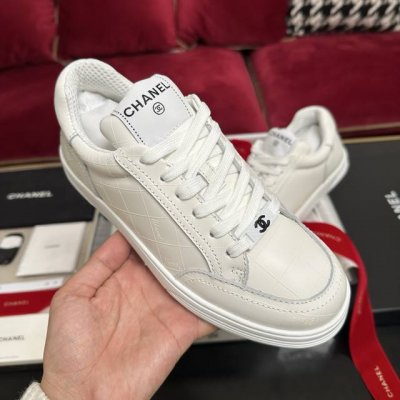 纯白 流水的时尚 铁打的小白 Chanel 香奈儿 最新色熊猫鞋 原版立体滴胶印花 高端运动鞋 全网最全色系 全线出货 35-41 P380