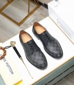 出厂价 水染牛里 半真皮大底 全套包装 Louis Vuitton* 高端 路易威登 21年专柜最新款 正装商务皮鞋原版最高品质！进口意大利小牛皮面料牛皮内里