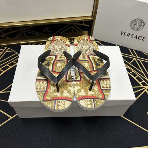 范思哲 官网最新款人字拖时尚男鞋，专柜品质官网1比1复刻，原板大底，休闲时尚，着脚舒适，做工精细，设计新颖，潮男不二之选，码数：38-44