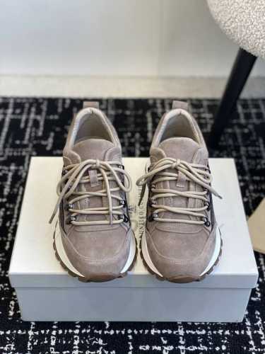 代购级Brunello Cucinelli 25Ss 最新 Bc 系带 休闲鞋 阿甘鞋鞋面进口麂皮 进口牛皮 内里进口羊毛 羊皮里 0.5Mm圆形冲孔设计 透气