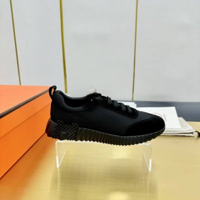 高版本 男40 私家顶级版本 爱马仕hermes2024春夏新款情侣运动休闲鞋系列 经典运动风格+英伦拼色设计，经典耐看！原版倒模楦型，极致1:1形体，进口高端