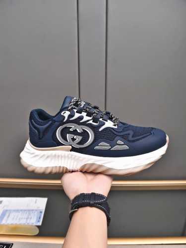Gucci Ripple系列2024休闲运动鞋，购入原版精准复.刻！还原细节品质，Gucci Ripple系列运动鞋采用创新缝线工艺制作，打造如水般的流动质感