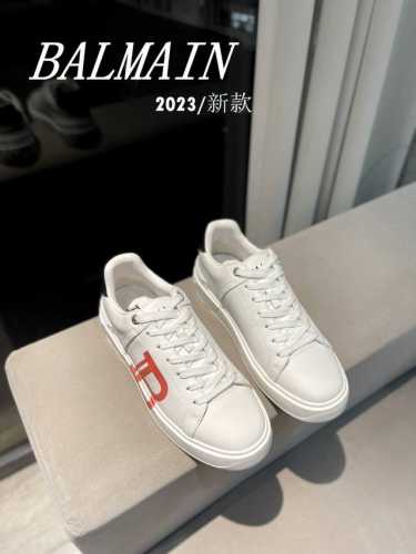 女款 男款 Balmain 巴尔曼 巴尔曼 最新 春夏 经典运动鞋 独家首发 香港、美国、巴黎各大时尚博主及明星同款。 男女同款休闲鞋 。 海外订购原版，1:1