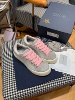 高端品质批 升级顶级高端版本，专柜1：1，细节线条做到极致！ Dio* 23Ss Sneakers 迪奥 意大利经典工艺全面上线网红媲美帆布鞋，原版材质一比一订