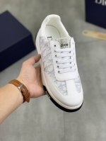 工厂价 实价 舒适系列 Dior 2024迪奥原版系带高帮男鞋 经典款休闲鞋本款是官方主打经典款，1:1质量，原厂名师制作，采用优质牛皮配原版材料舒适透气网布內
