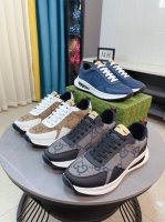 出厂价 Gucci 古奇新款系带休闲男鞋抢先上市，材料做工完胜市场所有版本 最高品质出货头层牛皮配进口原版穿孔材料真皮内里，私模软质大底，上脚舒适度高、进口专用