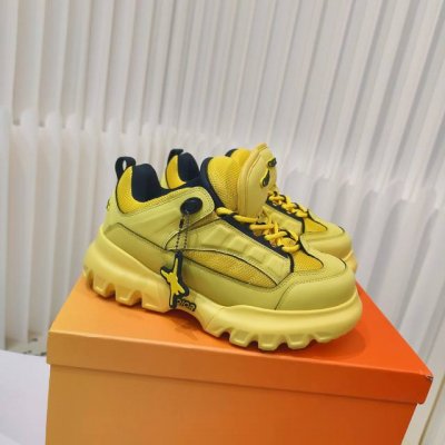 顶级版本：情侣款 Dior 迪奥x Levis Hamilton 汉密尔顿 联名款胖丁 情侣款 休闲 运动鞋 面包鞋 原版购入开发 做货 F1一级方程式赛车世界