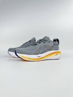 现货订单 外单有量有价 公司级 Asics 亚瑟士gel-Nimbus 26 运动跑鞋 鞋面采用双层提花网面设计，提高包裹性和透气性，后跟搭载稳定系统科技t-G