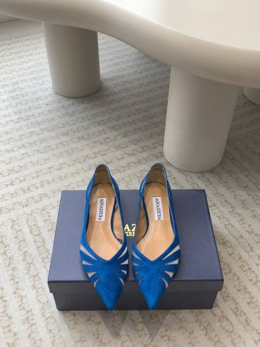 Aquazzura 24Ss 惊艳火爆款、菠萝 王室贵族的钟爱雍容华贵、气质高雅、到手如图柜级品质 面料进口麂皮 原版开模网纱 小羊皮内里、意大利真a级真皮大底