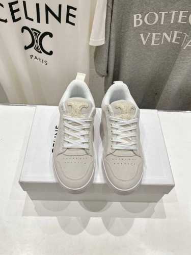 高版本出厂 Celine*思琳赛琳 2024Ss新款徽标系带休闲运动鞋 小白鞋 简单舒服，干净利落，增高显腿细，无论是单穿还是搭配阔腿裤，高街又复古一起来做ce