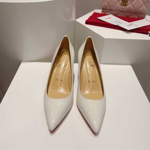 顶级版原版盒 Christian Louboutin s原版做货重工CL经典漆皮高跟鞋系列～ 鞋面：黑于红的极致冲突，完美诠释正装高跟鞋的经典，楦型线条感修长优