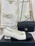 厂价 Chane*｜小香24B新品 菱格双c粗跟单鞋！ 鞋面采用进口小羊皮 内里踮脚均为丝绸羊皮 意大利进口牛皮大底 Size：35-39 40 41定制