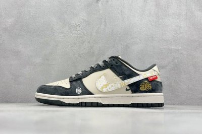 現貨 终端放店XC版 Nk SB Dunk Low Sup蛇年联名 猪八白勾 周年高端定制 低帮休闲板鞋#定制鞋盒 大厂纯原品质出货 超高清洁度 皮料切割干净无