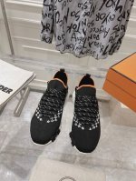 出厂 Hermes爱马仕新款春夏经典情侣款 Flex 休闲系带运动鞋 H家编织bolduc细节厚底拼色一脚蹬毛线袜子跑鞋 材质：进口环保梭织羊毛面料 进口羊猄皮