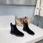 高品质出厂 ！小众潮牌顶级版！ The Row24Ss 秋冬新款切尔西短靴！ 非常简单的设计构想，就让这款切尔西短靴与众不同！The Row真是一个让人叹服的设