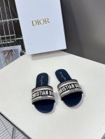 270 Dior迪奥经典款棉质3D立体刺绣印花凉拖鞋 专柜长青款 超多网红路人种草 顶级品质原版飞织纯棉3D立体刺绣/印花 上脚非常舒适 内里垫脚牛皮～幸运星