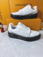 Loui* Vuitto* 顶级版本 情侣款 Size：36-45本款 LV Trainer 运动鞋再现设计师 Virgil Abloh 自篮球鞋中挖掘的时尚潜