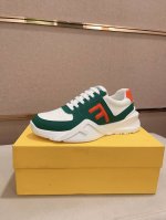 工厂价 Fendi 芬迪 男士最新款休闲鞋！专柜同步上市！原版一比一复刻。全进口官网一比一飞织面料搭配滴胶工艺。内里采用头层顶级羊皮，原版原厂特供橡胶大底。引领