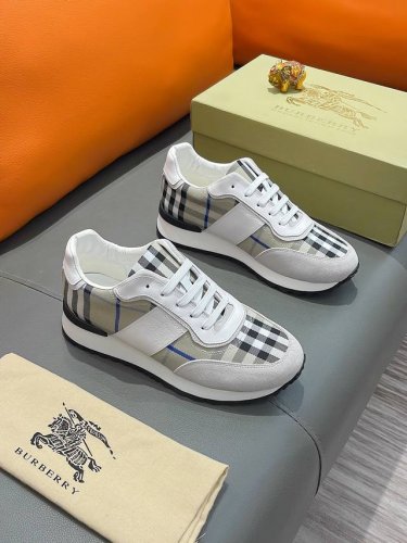 商品名称：Burberry 巴宝莉正规码数: 38-44 休闲鞋商品材料：精选 牛皮鞋面，柔软羊皮内里；原厂大底